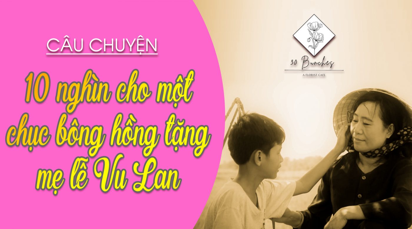 bông hồng tặng mẹ lễ vu lan